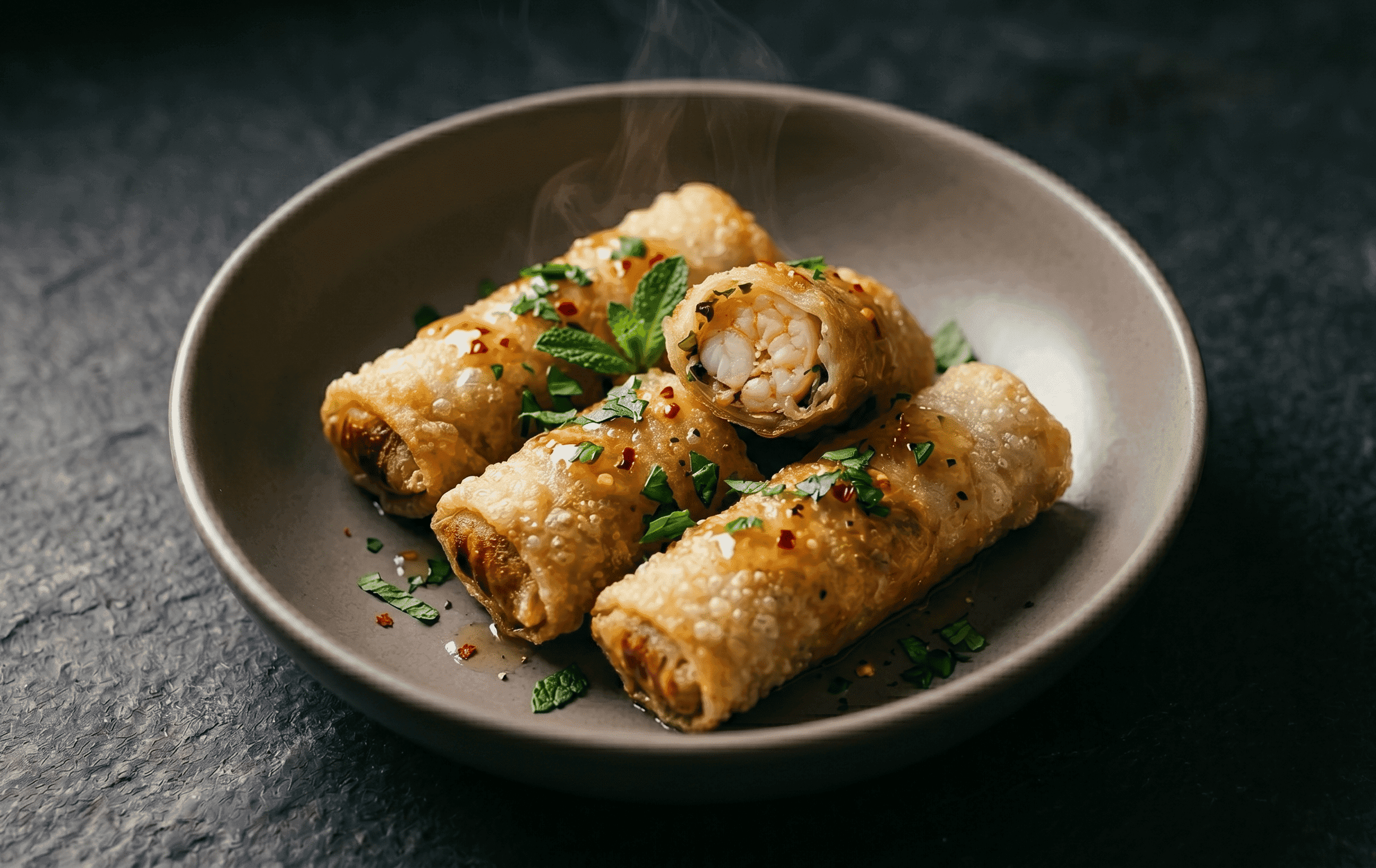 Nems aux crevettes (4 pièces)